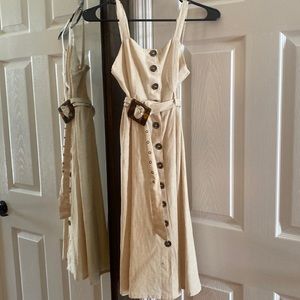 Japan linen sundress XS